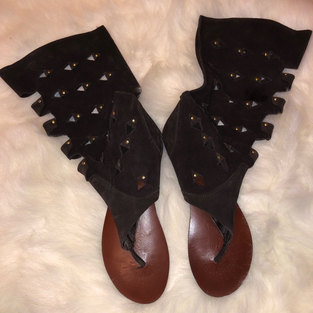 Naughty Monkey Cut-Out Gladiator Sandals